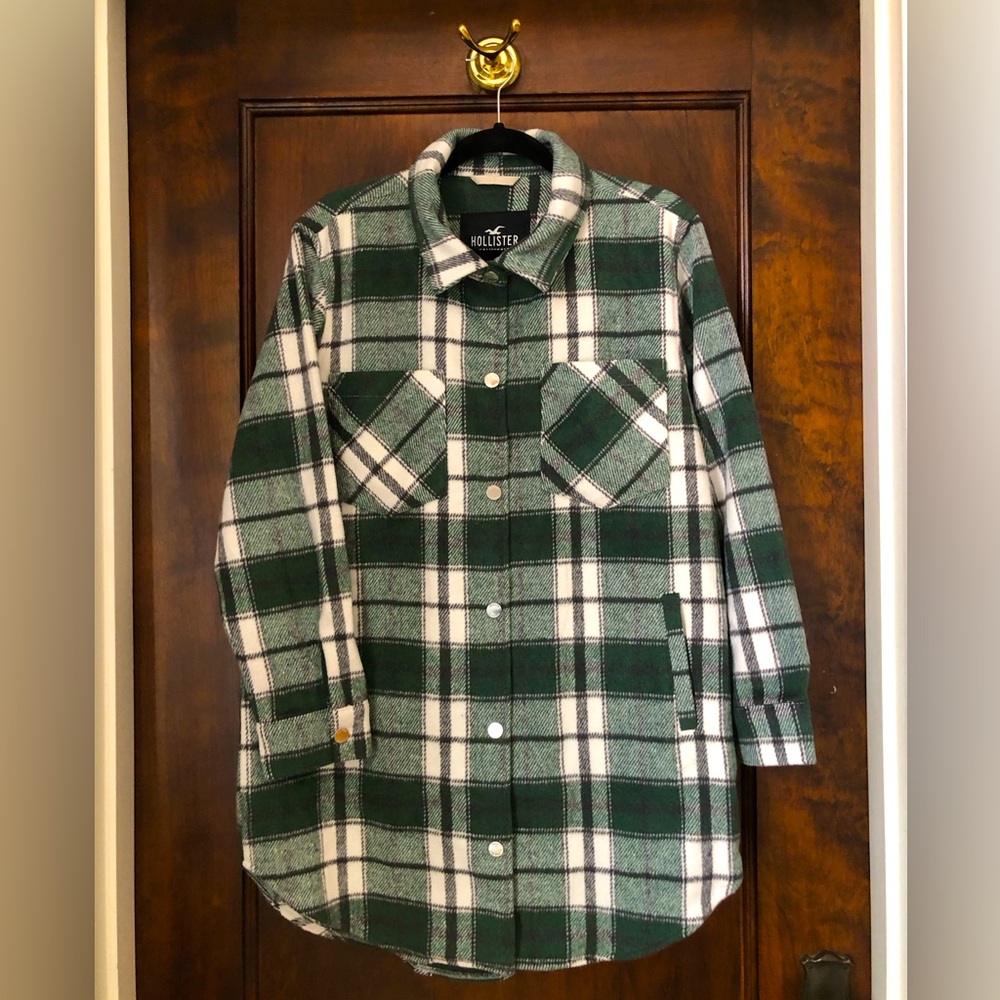 NWT Hollister Flannel “shacket”